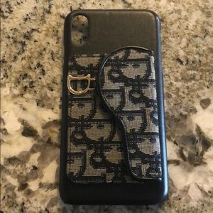 Christian Dior saddle phone case